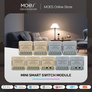 MOES Mini Tuya WiFi/Zigbee Smart Switch/Modulo Dimmer Modulo FAI DA TE Interruttore