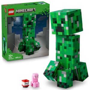 LEGO Minecraft Creeper Giocattolo - Action Figure di Mob Snodabile con Scomparto Segreto
