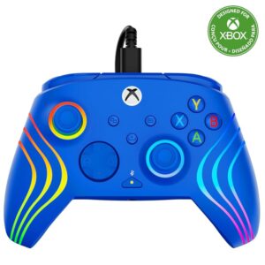 Turtle Beach Afterglow Wave Controller Gamepad RGB cablato blu