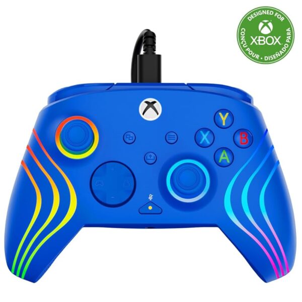 Turtle Beach Afterglow Wave Controller Gamepad RGB cablato blu