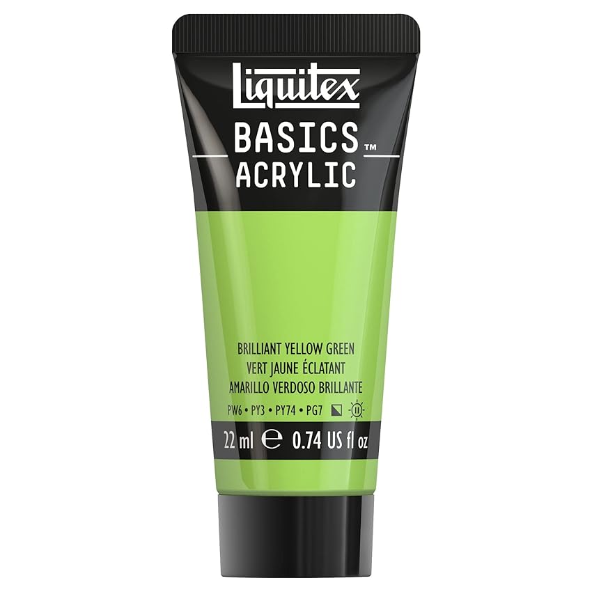Liquitex LQX BASICS 22ML - VERDE GIALLO BRILLANTE Liquitex LQX BASICS 22ML - VERDE GIALLO BRILLANTE