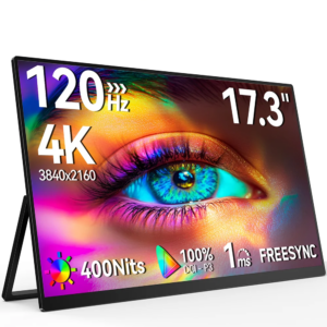 UPERFECT 120Hz Monitor portatile per Samgsung DEX 17.3 pollici 4K 3840*2160 UHD USB