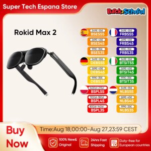 Nuovo Rokid Max 2 Smart AR 3D Glasses Micro OLED 215 "schermo massimo 50 ° FoV visualizzazione