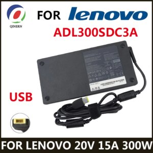 Caricatore adattatore USB per laptop 20V 15A 300W per Lenovo ThinkPad R9000P R9000K