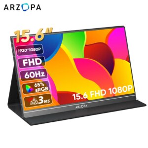 Arzopa Monitor portatile FHD 1080P da 15