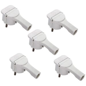 Electraline 92399 Confezione da 5 Spine Schuko