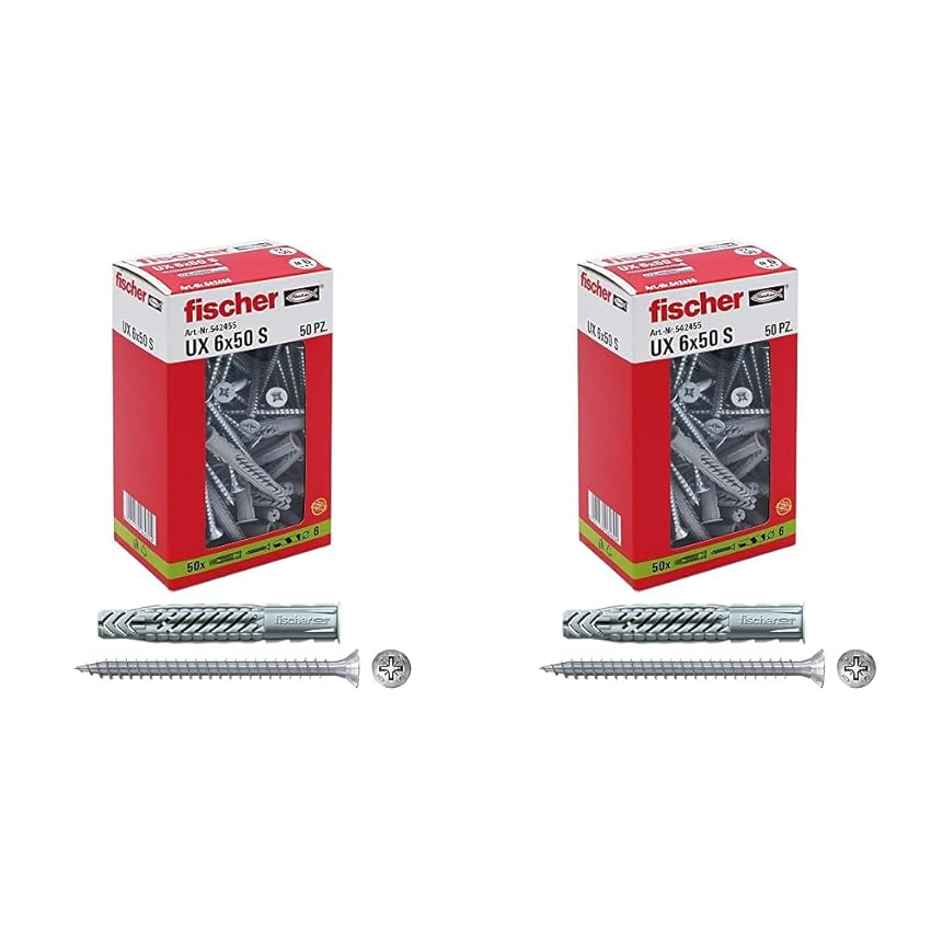 Fischer 50 Tasselli UX con vite Fischer 50 Tasselli UX con vite