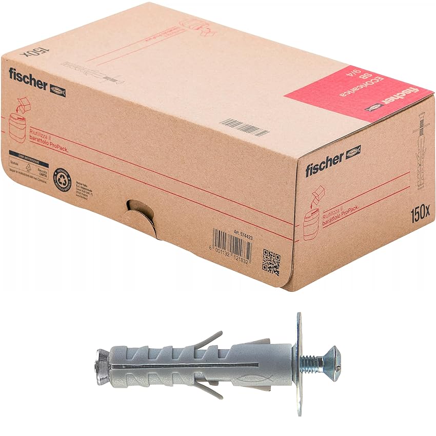 Fischer 150x Tasselli SB 9/4 ECOricarica per ProPack Fischer 150x Tasselli SB 9/4 ECOricarica per ProPack