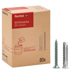 Fischer Ecoricarica 80 Tasselli SX 8x40 S con Vite