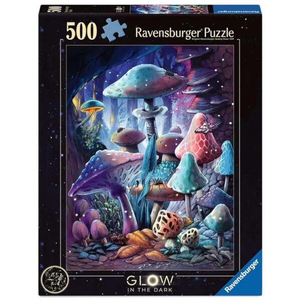 Ravensburger 12001386 Moonlight Mushrooms-Puzzle da 500 Pezzi