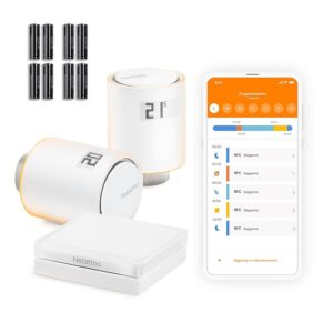 Netatmo Starter Pack Valvole Smart Wifi per Radiatore