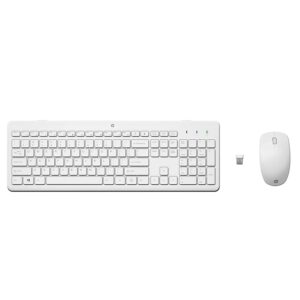 HP 230 Combo Tastiera e Mouse Wireless con Dongle USB-A a 2