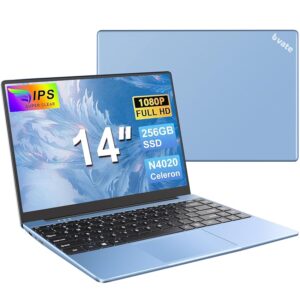 bvate PC Portatile 14 pollici Notebook Win 11 upto 2.8 GHz 256 GB ROM Supporta l'espansione