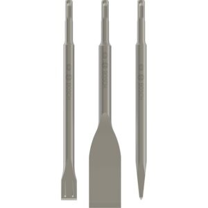 Bosch Professional Set da 3 Pezzi di Scalpelli Long Life SDS plus