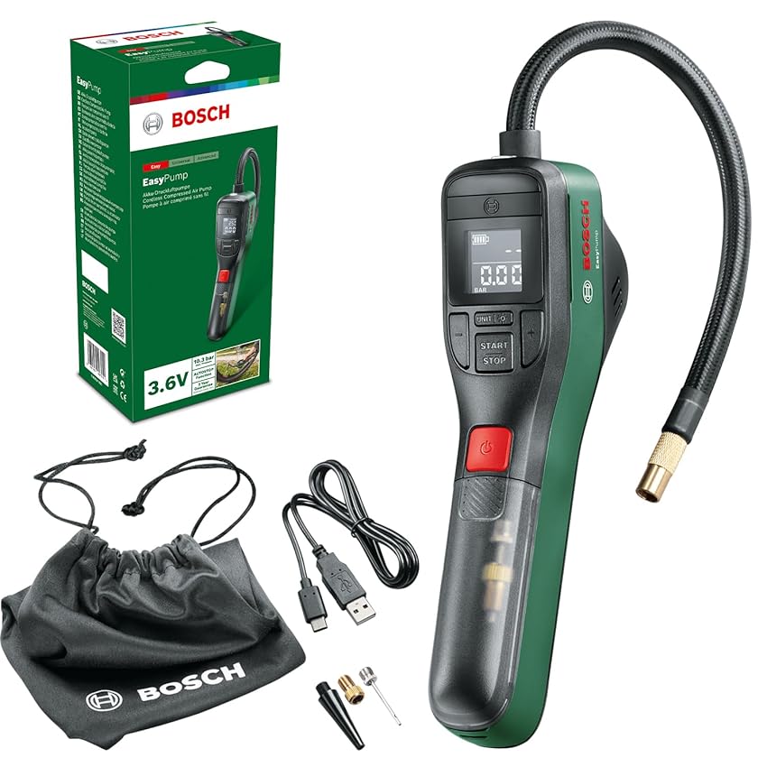 Bosch Minipompa elettrica EasyPump (Batteria da 3 Bosch Minipompa elettrica EasyPump (Batteria da 3