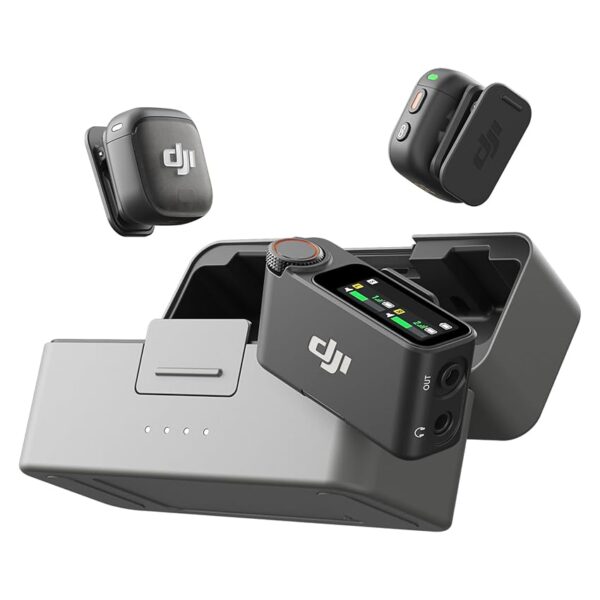 DJI Mic 3 (2 TX + 1 RX + Custodia di ricarica)