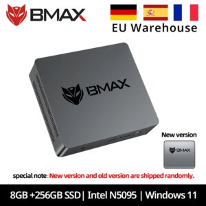 Bmax B3 Mini PC Windows 11 Intel N5095 8Gb Ddr4 Ram 256Gb Ssd Intel Uhd Grafica 1000Mbps Ethernet