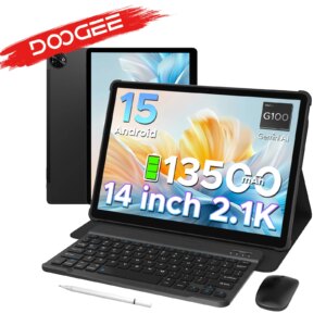 Doogee Tab E3 Max 2 in 1 Tablet Pc 14 "Schermo 2.1K Android 15 32Gb (8+24)