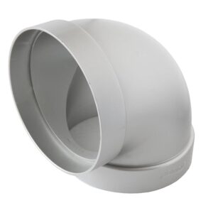 La Ventilazione CCR125AC Curva 90° F/F in ABS per Aerazione Canalizzata