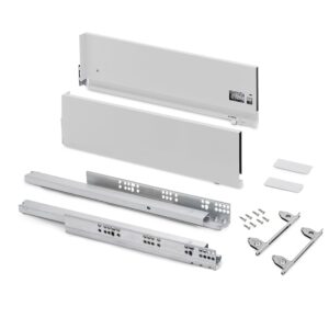 Emuca - Kit cassetto per cucina o bagno con regolazione 3D