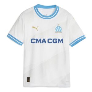 PUMA OM 771283-01 Home Jersey Replica Jr T-Shirt Unisex - Bambini White 140