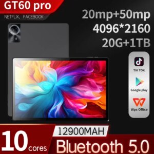 Nuova versione globale GT60 Pad Pro Tablet 14 pollici HD Tablet originale 5G Wifi