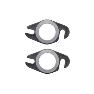2x GUARNIZIONE SCARICO MARMITTA A FLANGIA SCOOTER MOTO CICLOMOTORE TUBO AM6 MINARELLI