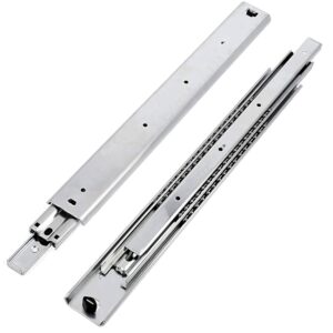 GTV - Set Guide Scorrevoli per Cassetti di Estrazione Totale 53.9 x 400 mm