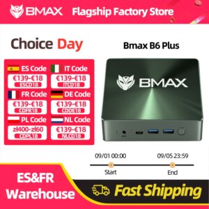 Bmax B6 Plus Mini Pc Intel I3-1000Ng4 Windows 11 Pc 12Gb Ddr4 Ram 512Gb Nvme Ssd Wifi
