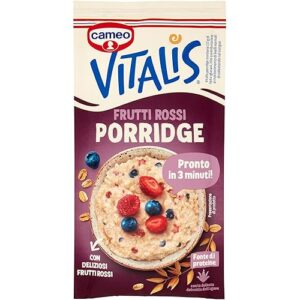 Cameo Vitalis Porridge Gusto Frutti Rossi con Fiocchi Integrali di Avena e Delicati Frutti Rossi
