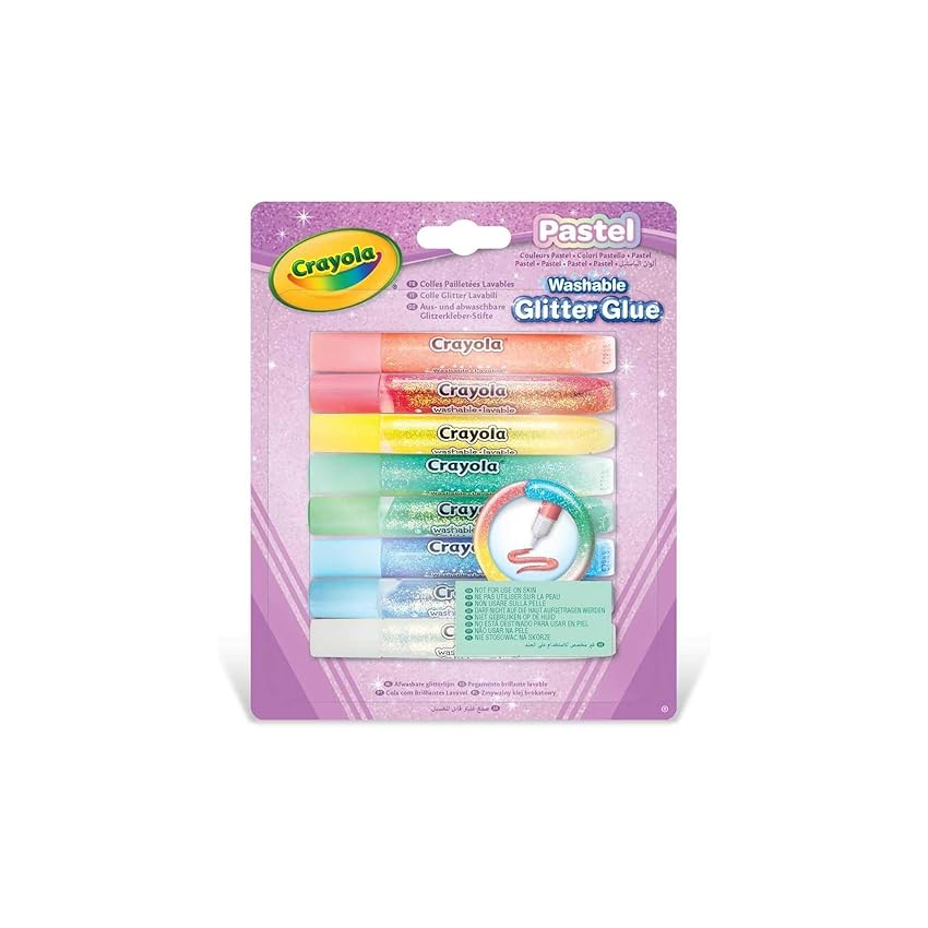 Crayola Pastel- Colle Glitter Lavabili
