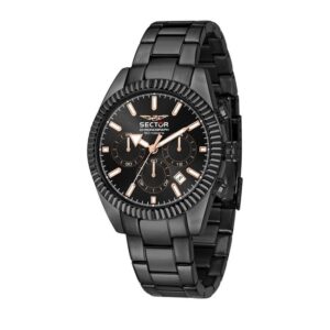 Sector 240 – Orologio Uomo Acciaio Total Black Cronografo (R3273676005)
