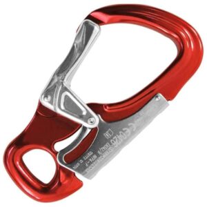Kong. Tango. Moschettone per Ferrata. Doppia Sicurezza contro Aperture Accidentali. Resistente 33 kN