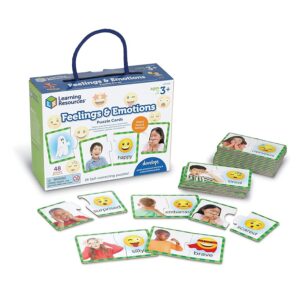 Learning Resources Carte Puzzle Sentimenti ed Emozioni