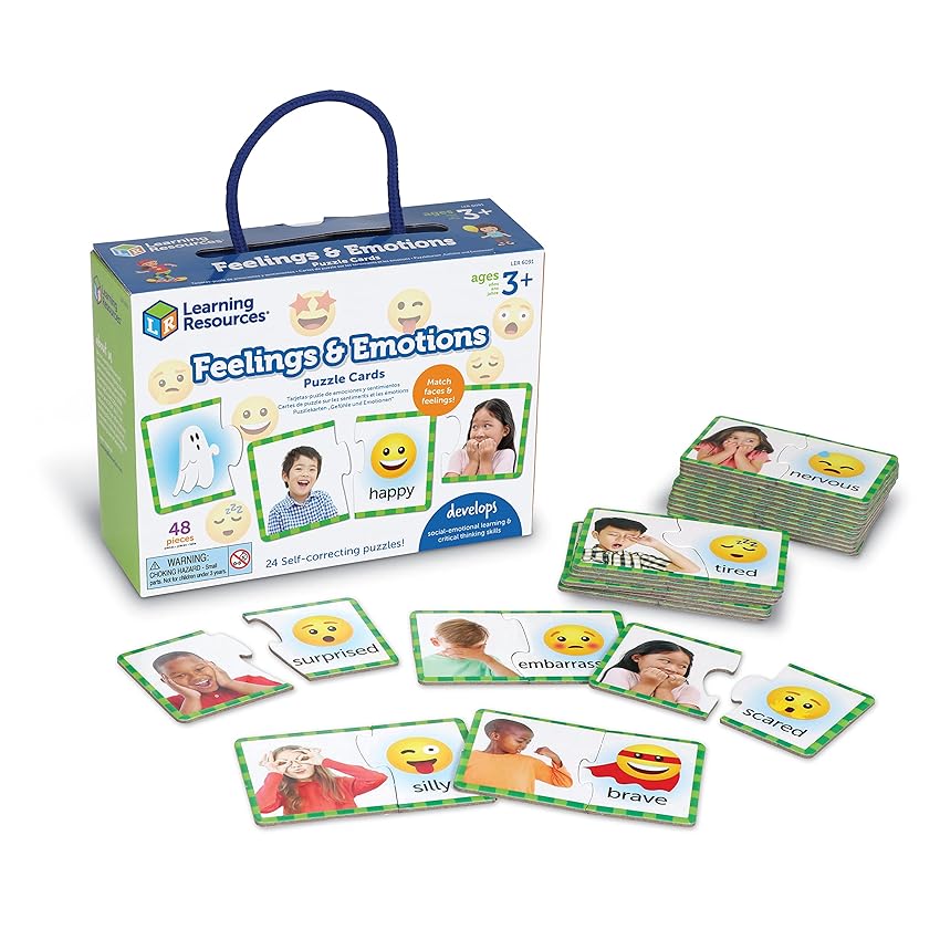 Learning Resources Carte Puzzle Sentimenti ed Emozioni Learning Resources Carte Puzzle Sentimenti ed Emozioni