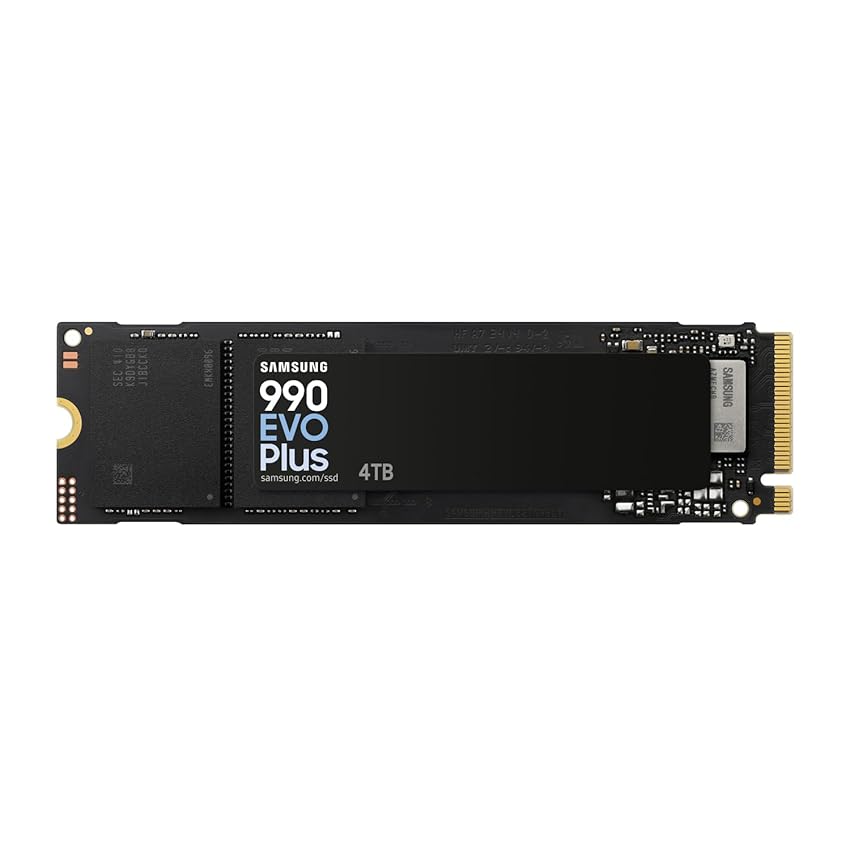 Samsung Memorie MZ-V9S4T0BW 990 EVO Plus SSD Interno da 4TB Samsung Memorie MZ-V9S4T0BW 990 EVO Plus SSD Interno da 4TB