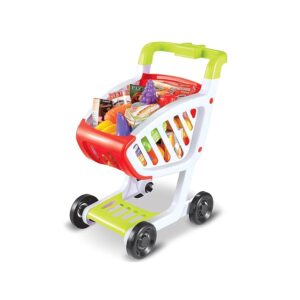 Teorema 66326 - Carrello della Spesa Giocattolo per bambini colorato con frutta