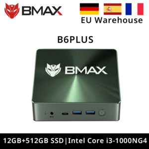 Bmax B6 Plus Mini Pc Intel I3-1000Ng4 Windows 11 Pc 12Gb Ddr4 Ram 512Gb Nvme Ssd Wifi