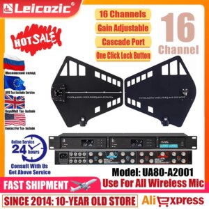 Leicozic UA80-A2021 UHF Antenna a banda larga Splitter 450-1000MHZ Segnale RF Antenna direzionale BNC