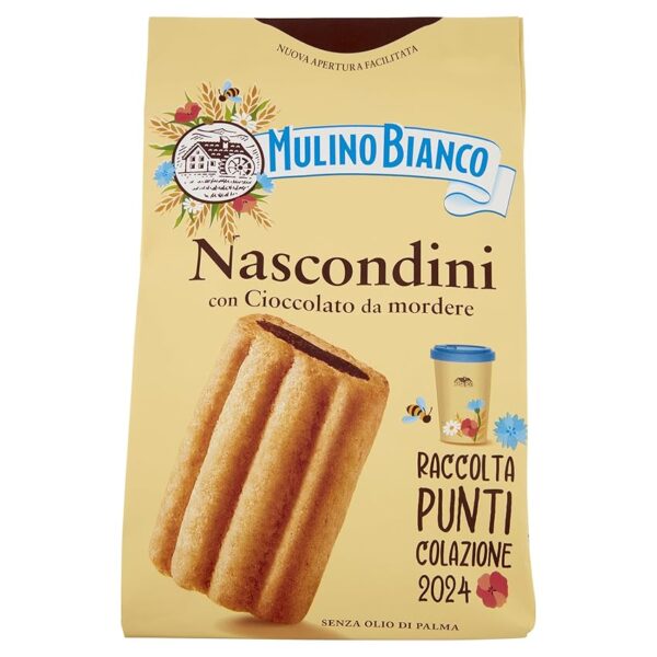 Mulino Bianco Biscotti Frollini Nascondini con Cioccolato da Mordere