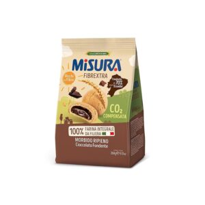 Misura Fibrextra Biscotti Integrali - con Farcitura al Cioccolato Fondente