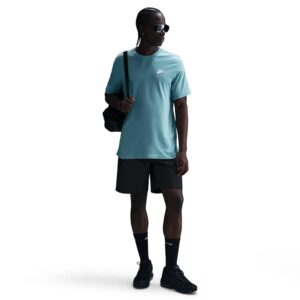 Nike Club T-Shirt da Uomo Denim Turq M