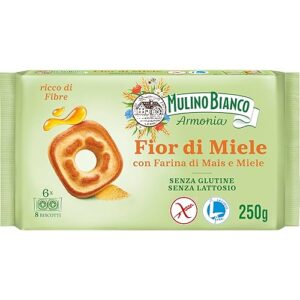 Mulino Bianco Fior di Miele Biscotti Frollini al Miele Millefiori con Farina di Mais