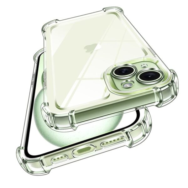 iVoler Anti Ingiallimento Chiaro Cover Case per iPhone 15 Plus 6.7 Pollici