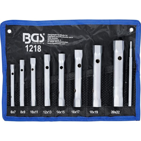 BGS 1218 Set chiavi a bussola per tub 9 pezzi