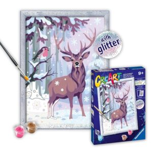 Ravensburger - Creart Serie D: Gli Amici Del Bosco | Dipingere Con I Numeri Bambini