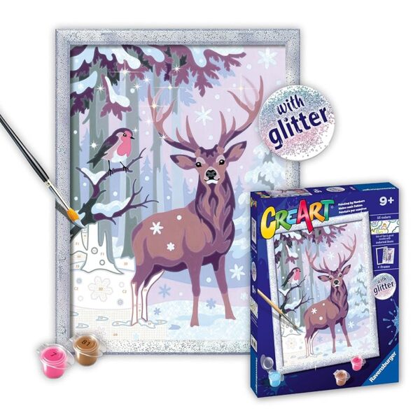 Ravensburger - Creart Serie D: Gli Amici Del Bosco | Dipingere Con I Numeri Bambini