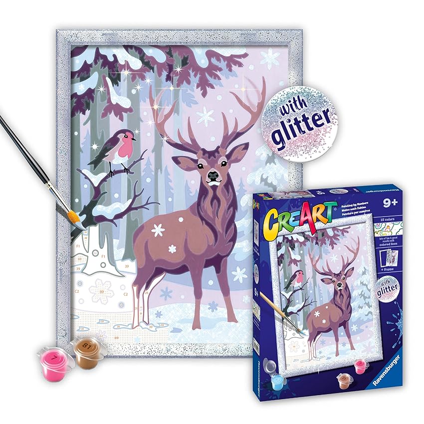 Ravensburger - Creart Serie D: Gli Amici Del Bosco | Dipingere Con I Numeri Bambini Ravensburger - Creart Serie D: Gli Amici Del Bosco | Dipingere Con I Numeri Bambini