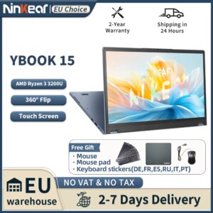 Ninkear YBOOK15 Laptop AMD Ryzen 3 3200U 15.6 pollici 360 ° Flip FHD IPS 1920*1080