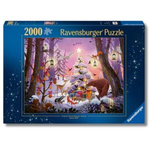 Ravensburger - Puzzle 2000 Pezzi: Christmas in The Woods